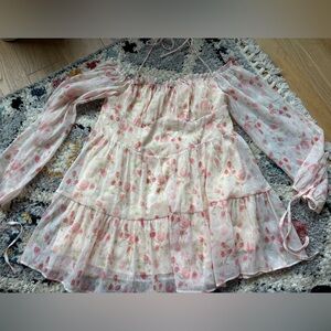 Cider long sleeve off the shoulder mini dress 3XL